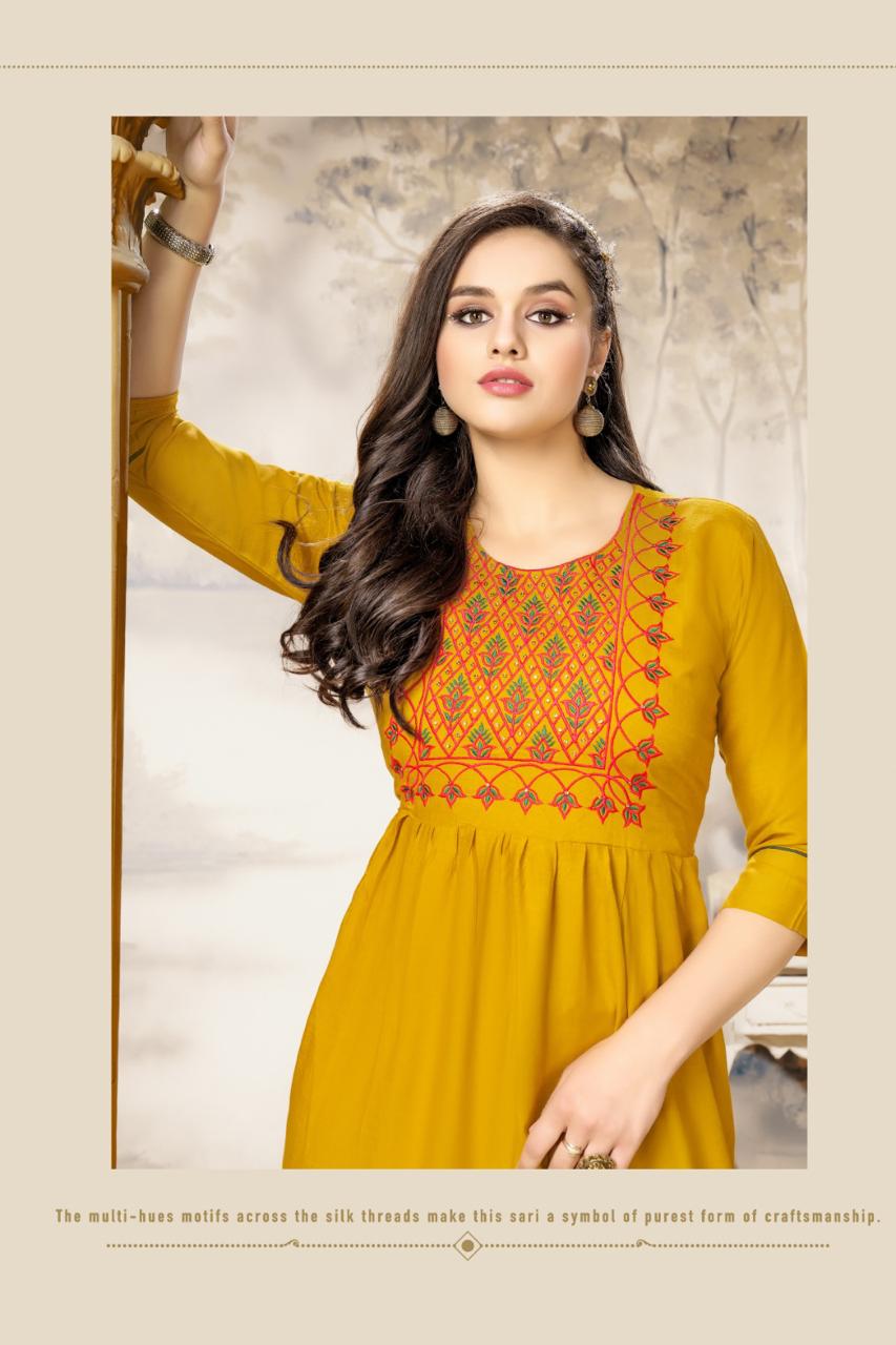 Samiksha By Hirwa Designer Kurti Catalog 